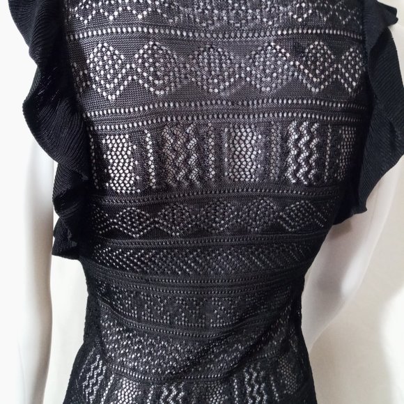 NWT Ronny Kobo S/L Pointelle Sweater Top - Picture 2 of 4